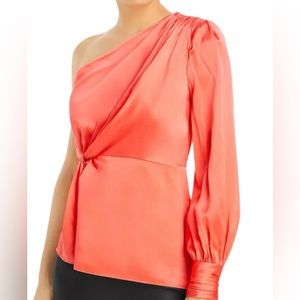 Cinq a sept - Stace top - Neon Coral - brand new - size Small